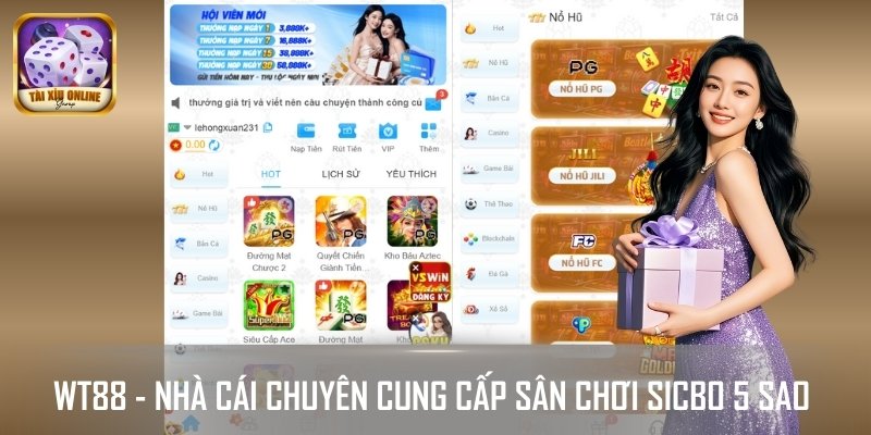 WT88 - Nhà Cái Chuyên Cung Cấp Sân Chơi Sicbo 5 Sao