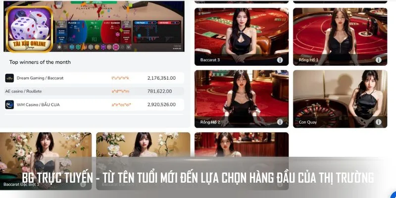 BG trực tuyến là nền tảng cá cược hiện đại dẫn đầu xu hướng hiện nay