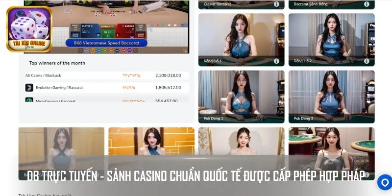 DB trực tuyến khẳng định chất lượng vượt trội tại lĩnh vực casino hiện nay