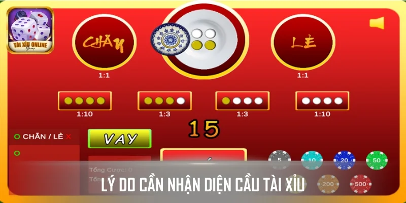 Lý do người chơi cần nhận diện cầu tài xỉu