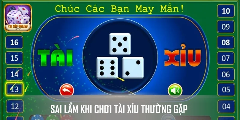 Cược theo cảm tính là sai lầm khi chơi Tài Xỉu