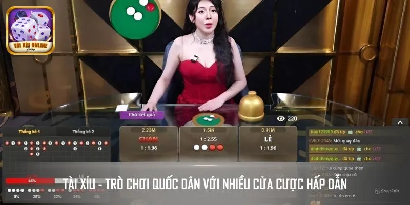 Tài Xỉu là bộ môn cá cược ăn khách nhất nhì tại WM trực tuyến